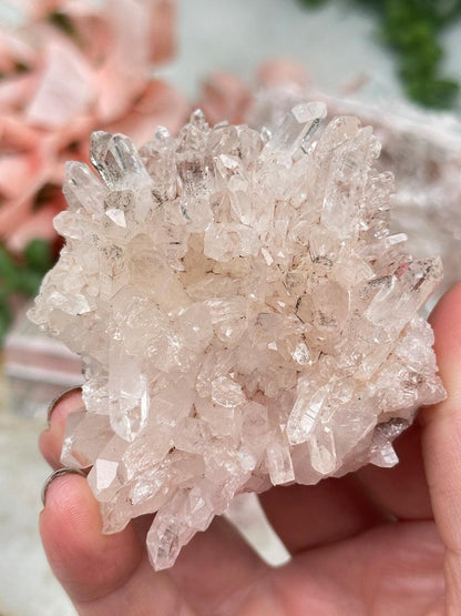 Pink Colombian Quartz Clusters