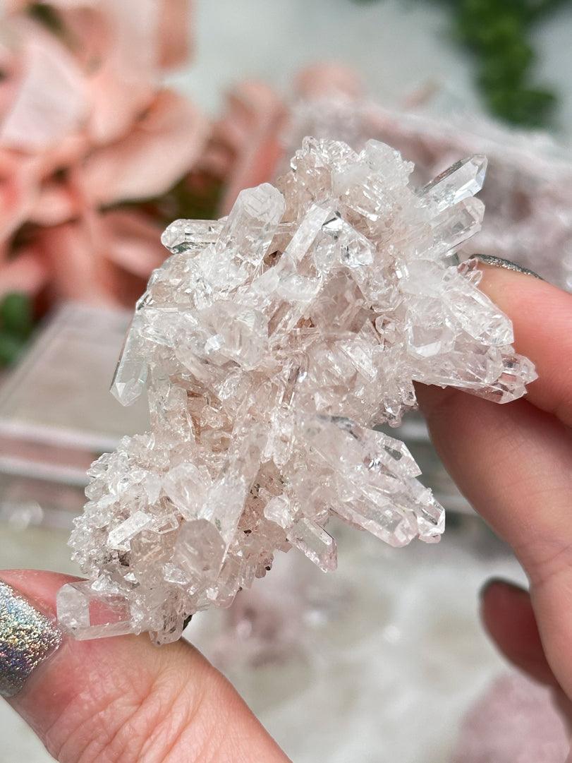 Pink Colombian Quartz Clusters