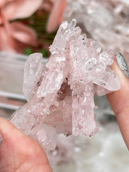 Pink Colombian Quartz Clusters