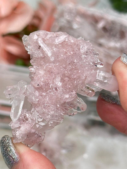 Pink Colombian Quartz Clusters