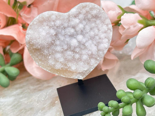 Rainbow Amethyst Heart