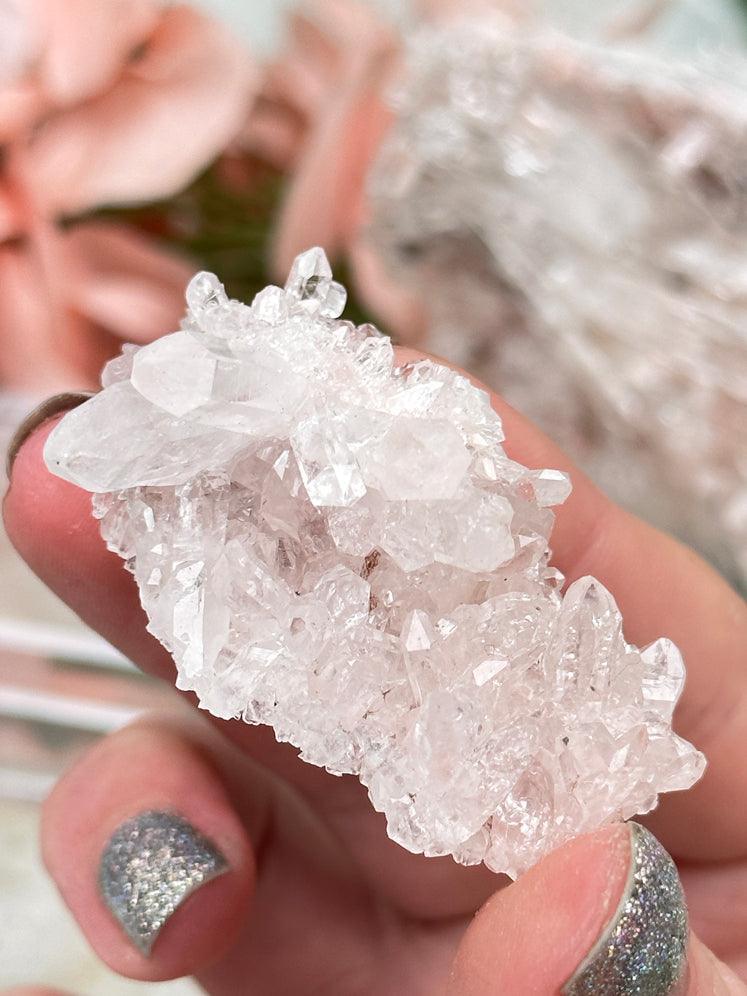 Pink Colombian Quartz Clusters