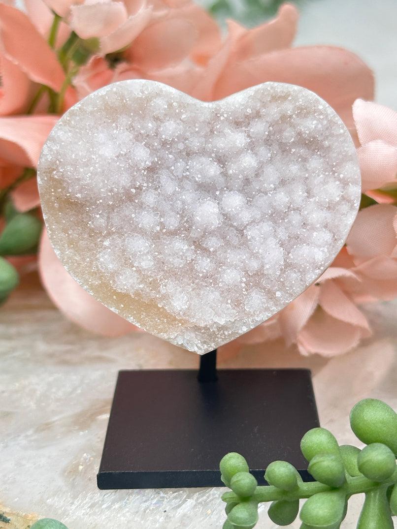 Rainbow Amethyst Heart