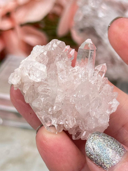 Pink Colombian Quartz Clusters