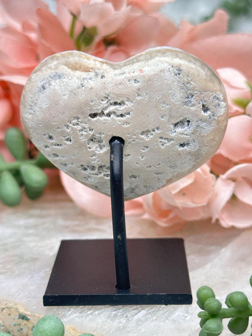 Rainbow Amethyst Heart