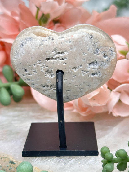 Rainbow Amethyst Heart