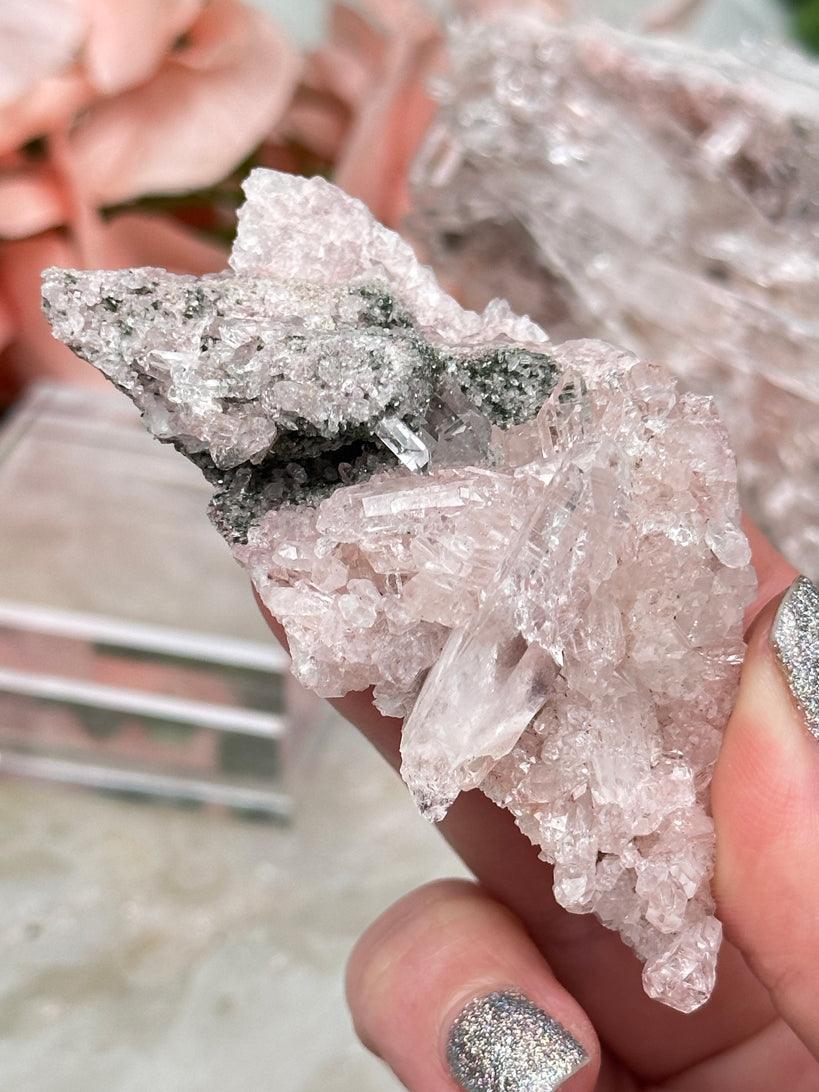 Pink Colombian Quartz Clusters