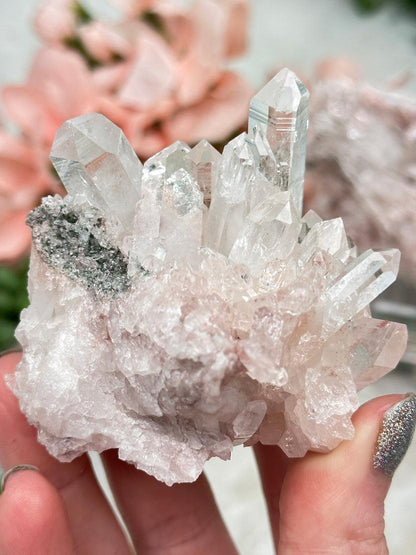 Pink Colombian Quartz Clusters