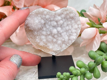 Rainbow Amethyst Heart