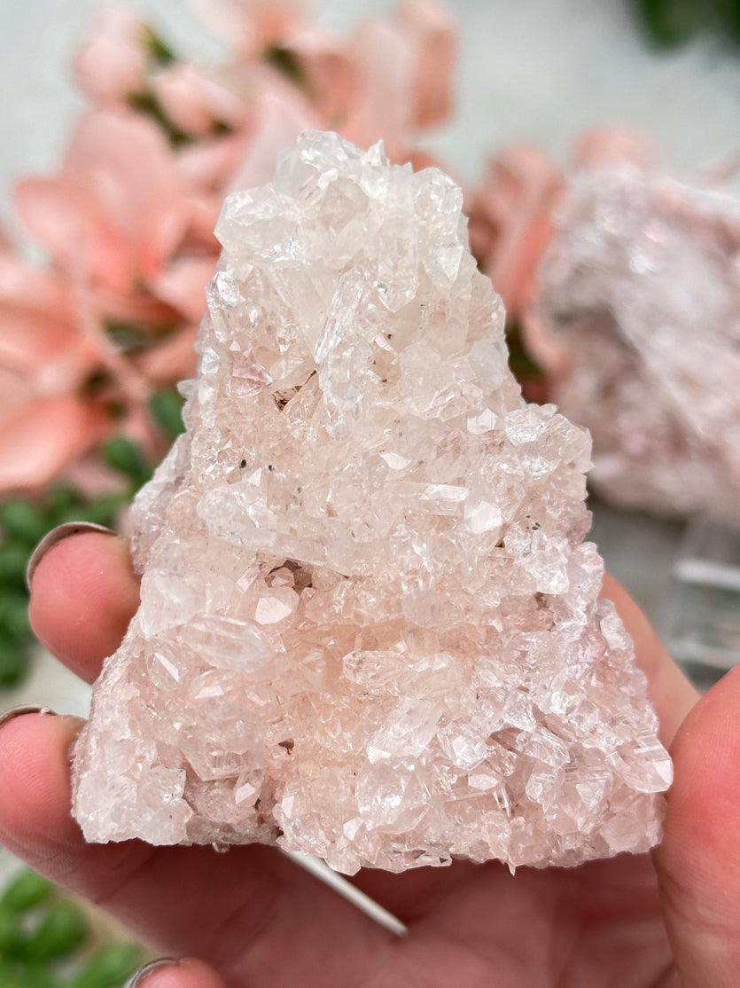 Pink Colombian Quartz Clusters