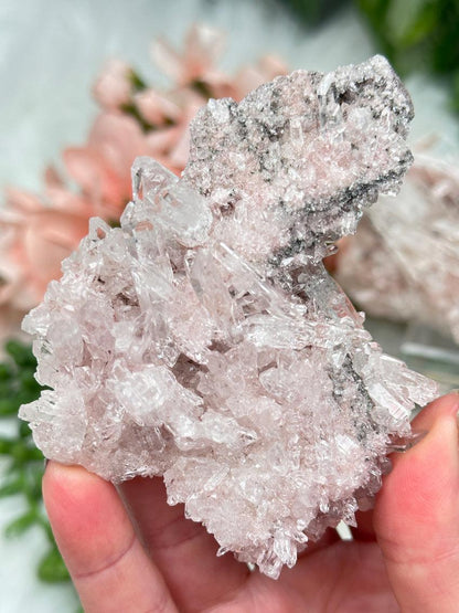 Pink Colombian Quartz Clusters