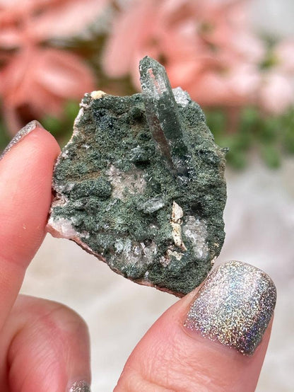Green Chlorite Colombian Quartz