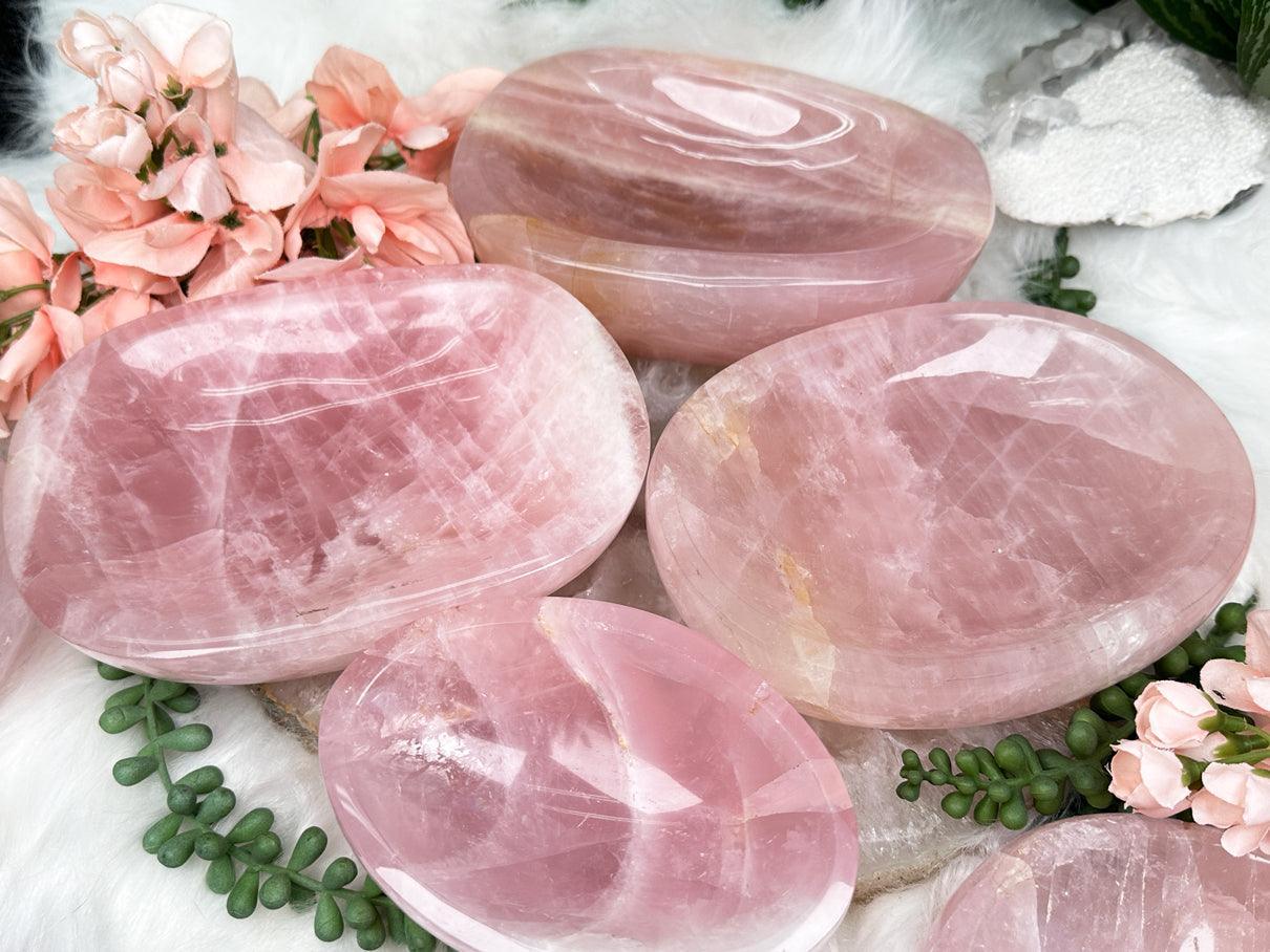 Madagascar Rose Quartz Bowls