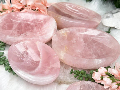 Madagascar Rose Quartz Bowls