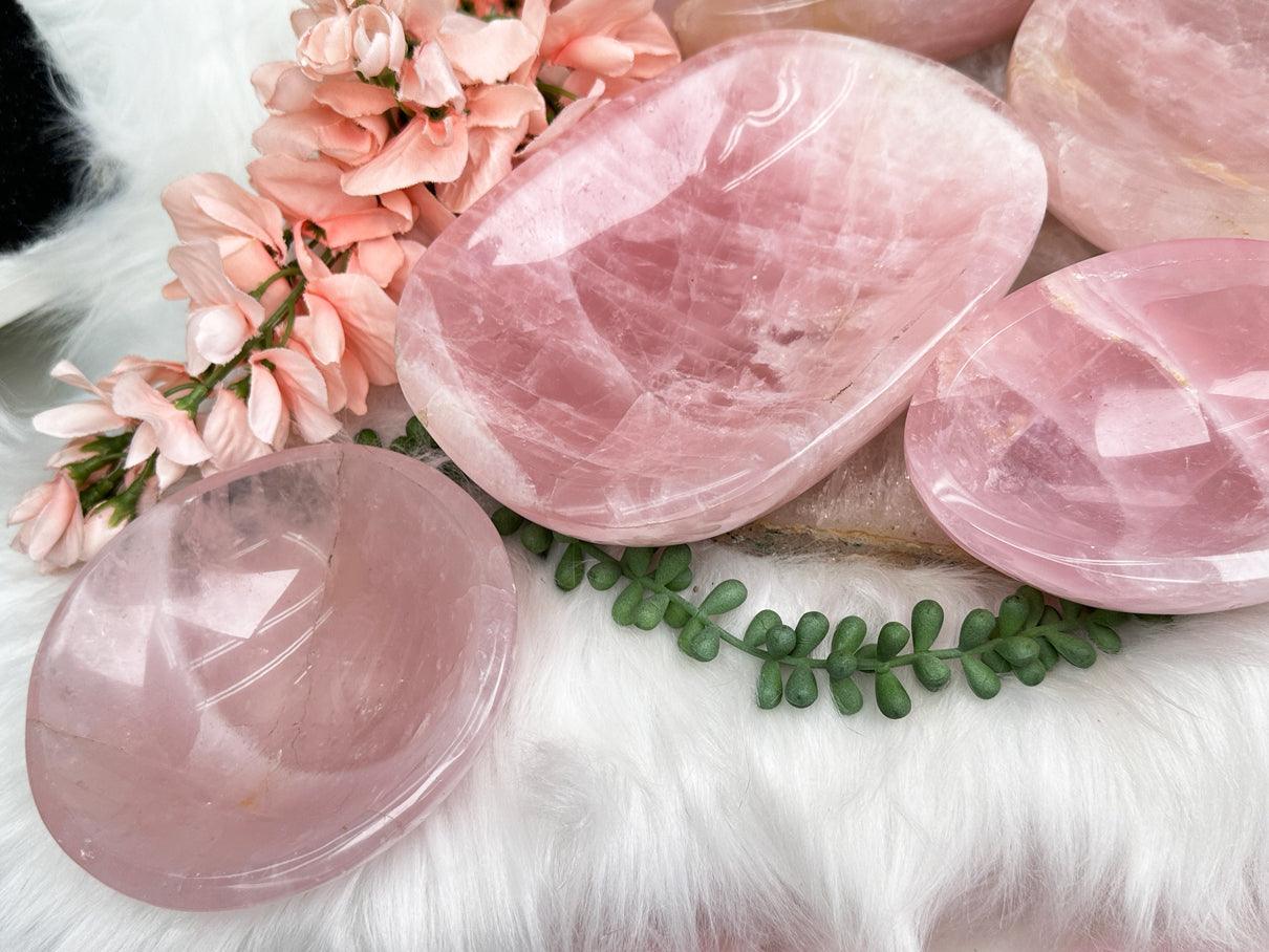 Madagascar Rose Quartz Bowls