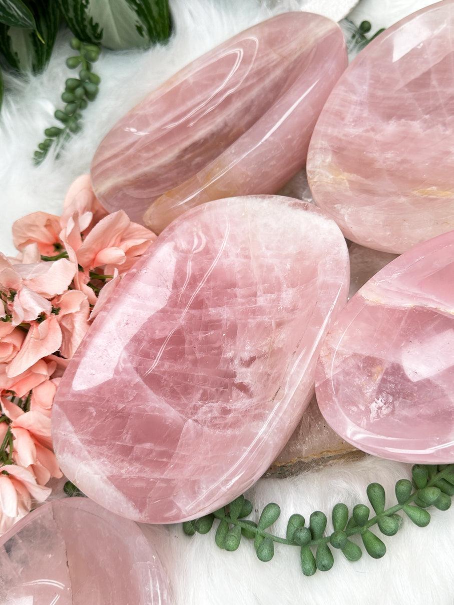 Madagascar Rose Quartz Bowls