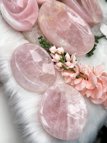 Madagascar Rose Quartz Bowls