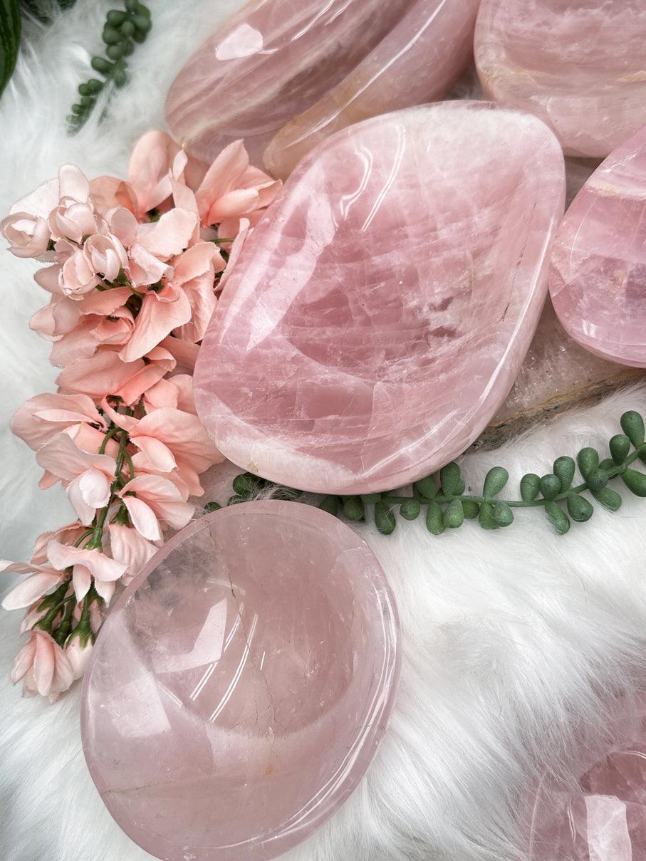 Madagascar Rose Quartz Bowls