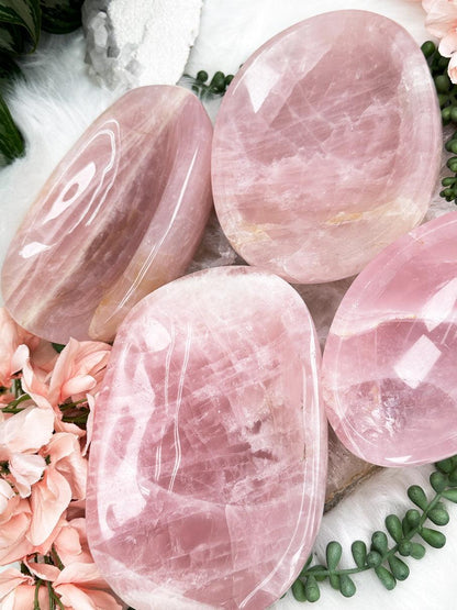 Madagascar Rose Quartz Bowls