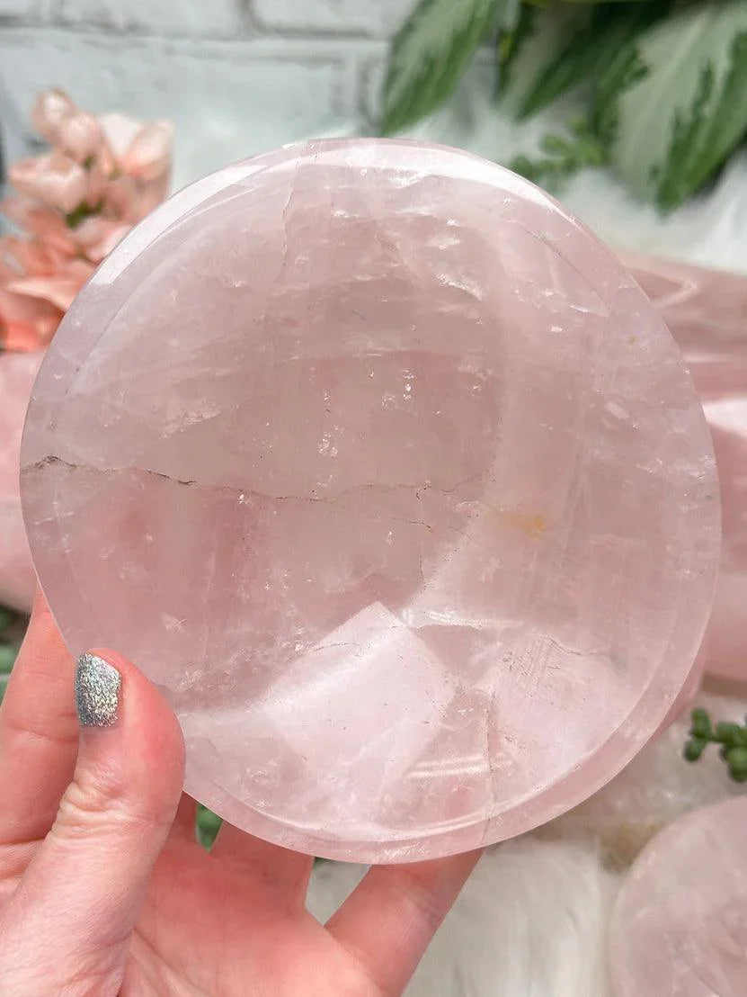 Madagascar Rose Quartz Bowls
