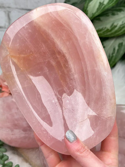 Madagascar Rose Quartz Bowls
