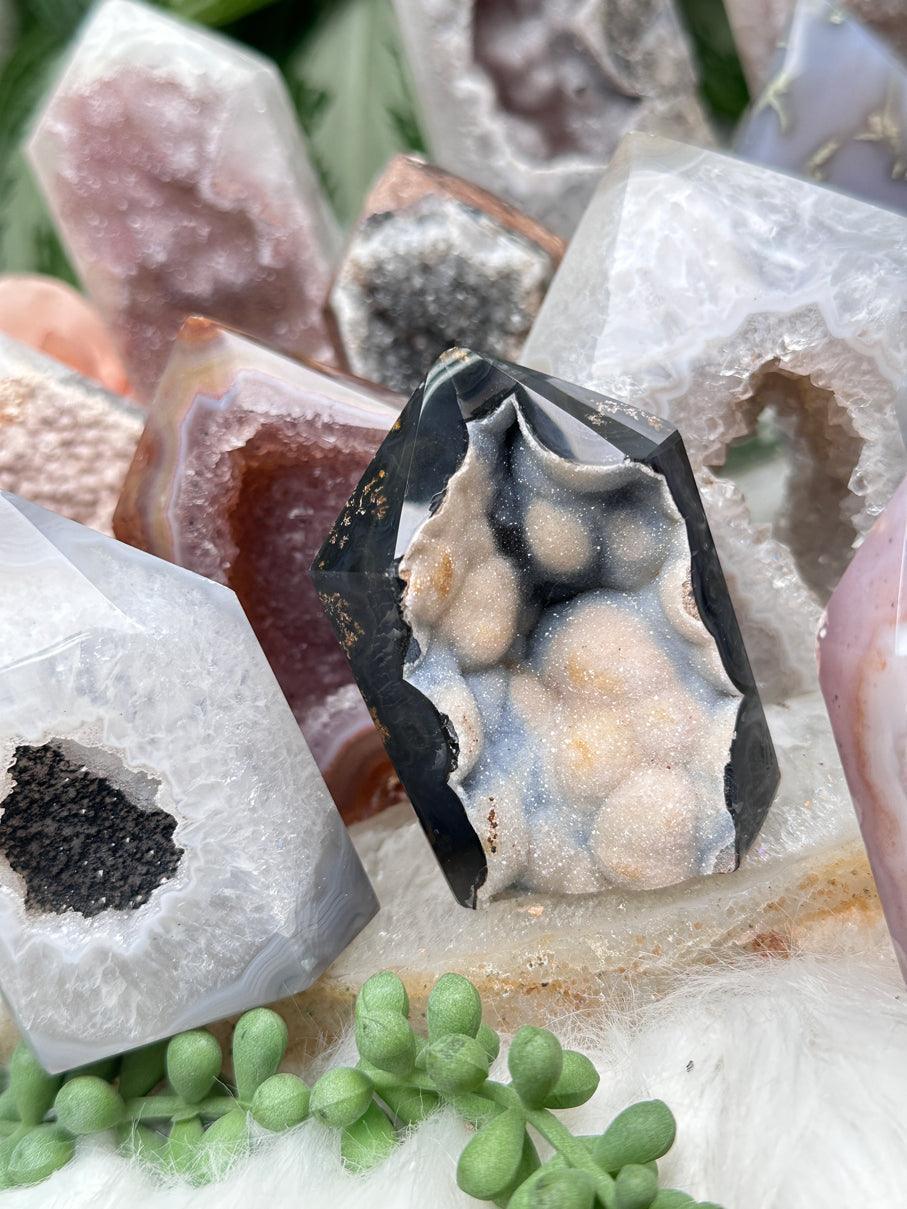 Unique Agate Crystal Points