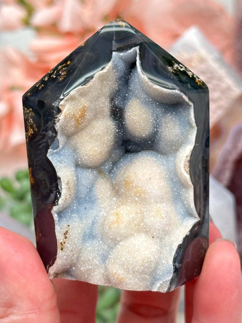 Unique Agate Crystal Points