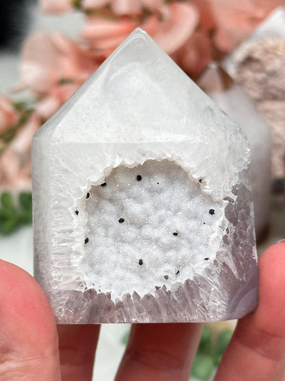 Unique Agate Crystal Points