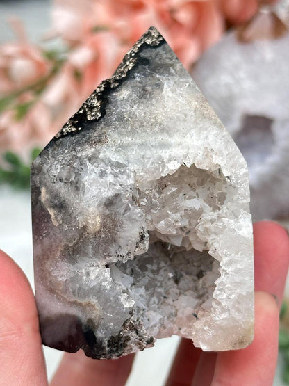 Unique Agate Crystal Points