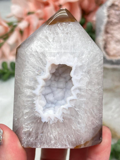 Unique Agate Crystal Points