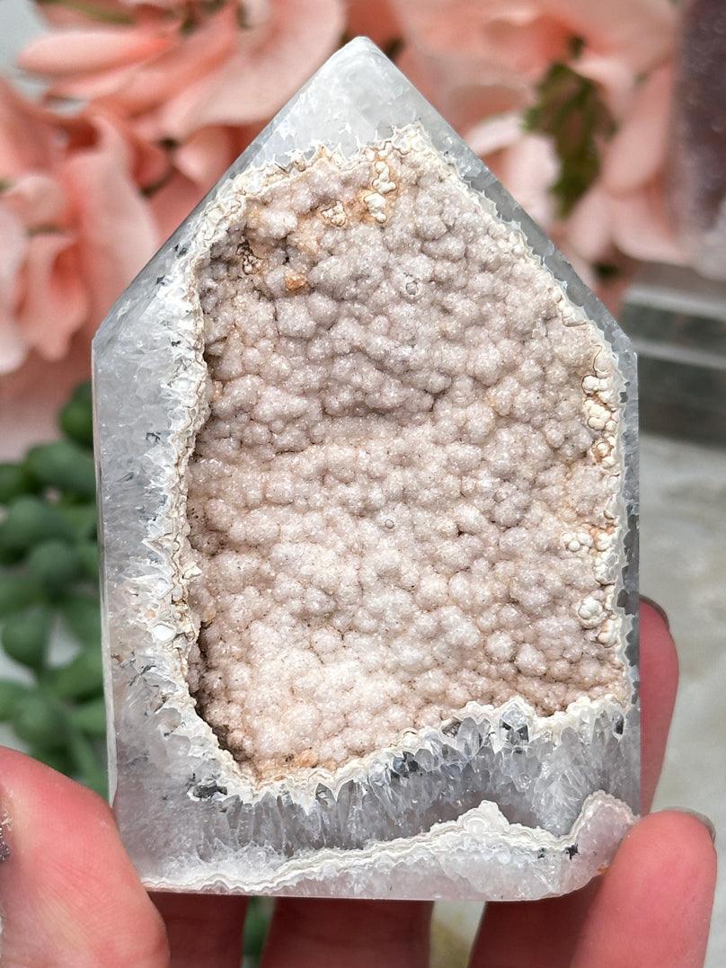 Unique Agate Crystal Points