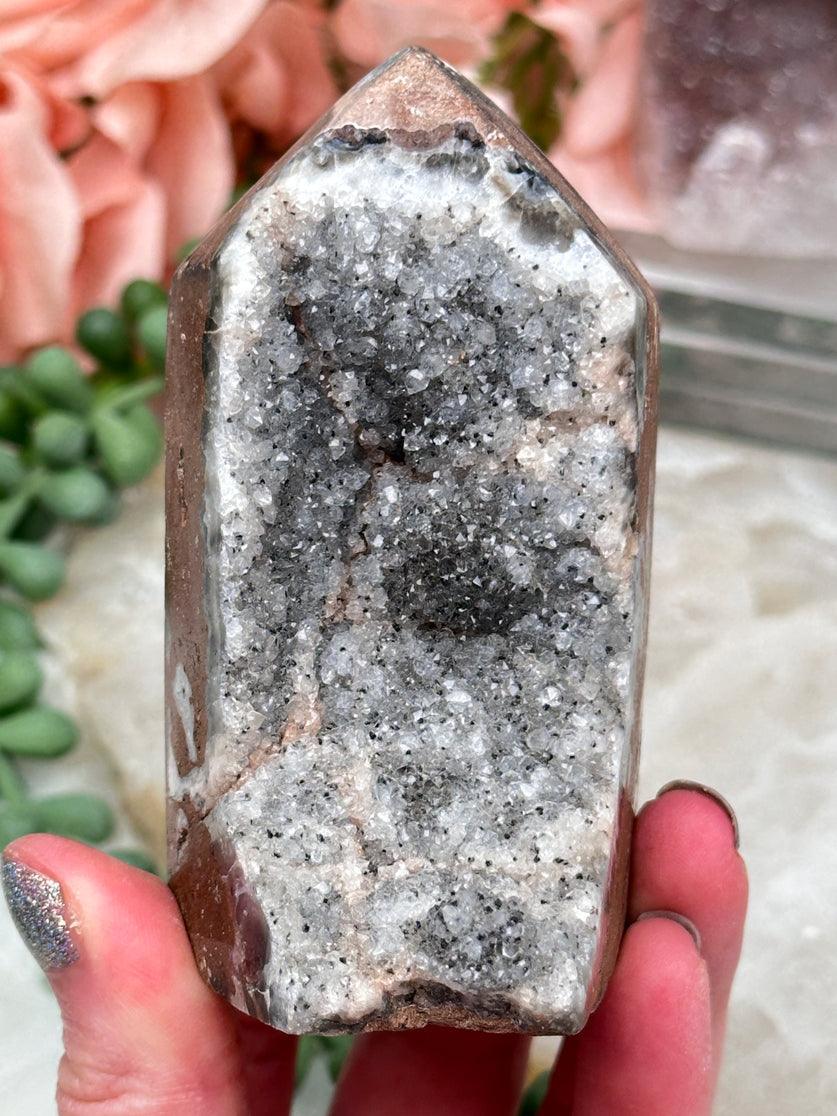 Unique Agate Crystal Points