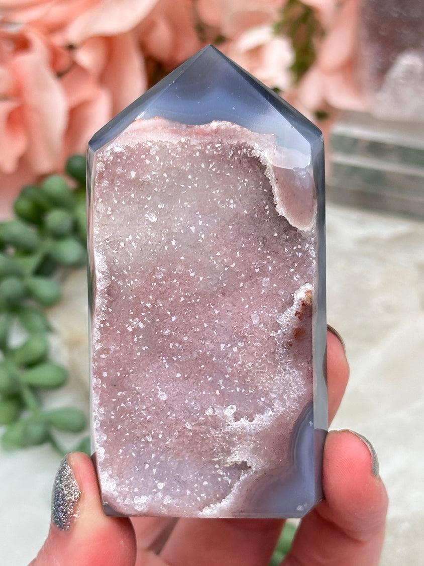 Unique Agate Crystal Points