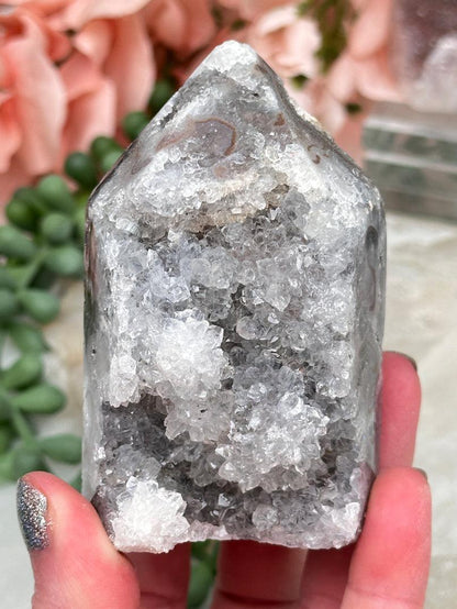 Unique Agate Crystal Points