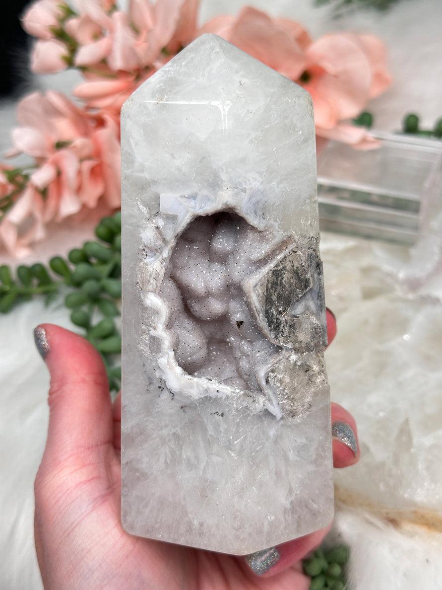 Unique Agate Crystal Points