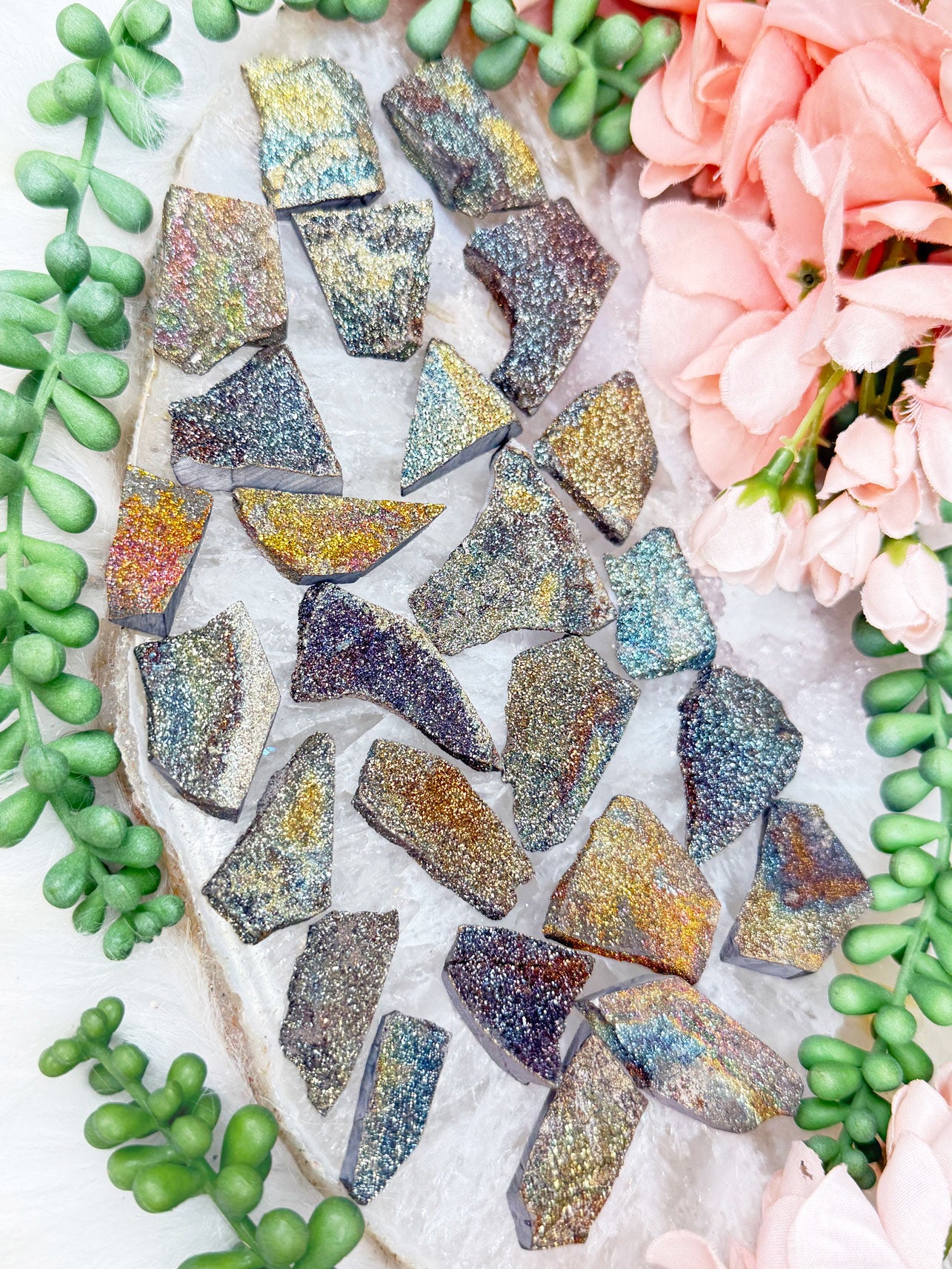 Small Russian Rainbow Pyrite