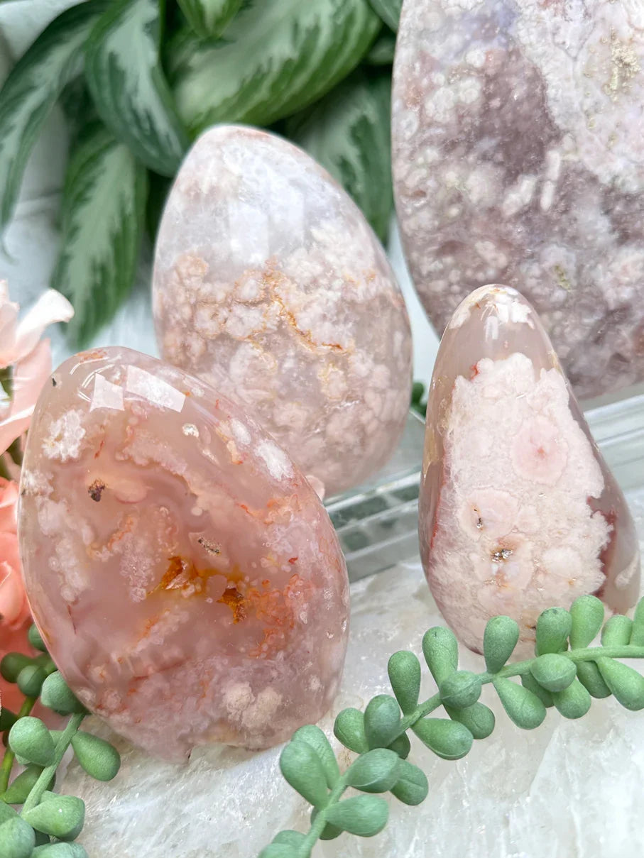 Flower Agate Freeforms