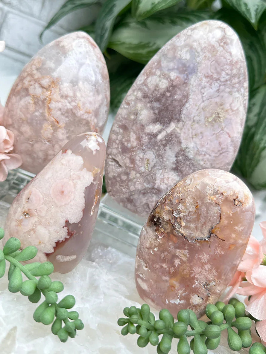 Flower Agate Freeforms