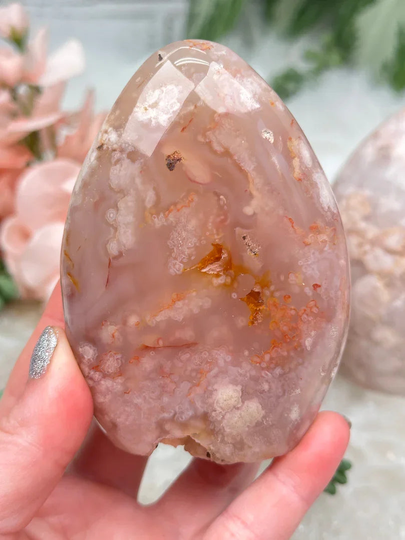 Flower Agate Freeforms