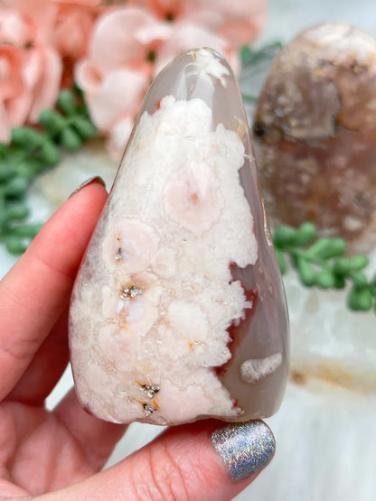 Flower Agate Freeforms