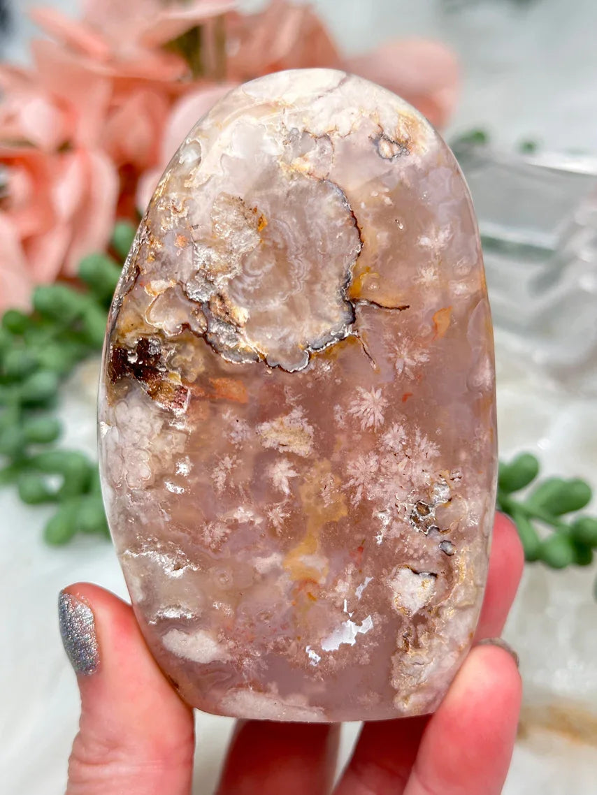 Flower Agate Freeforms