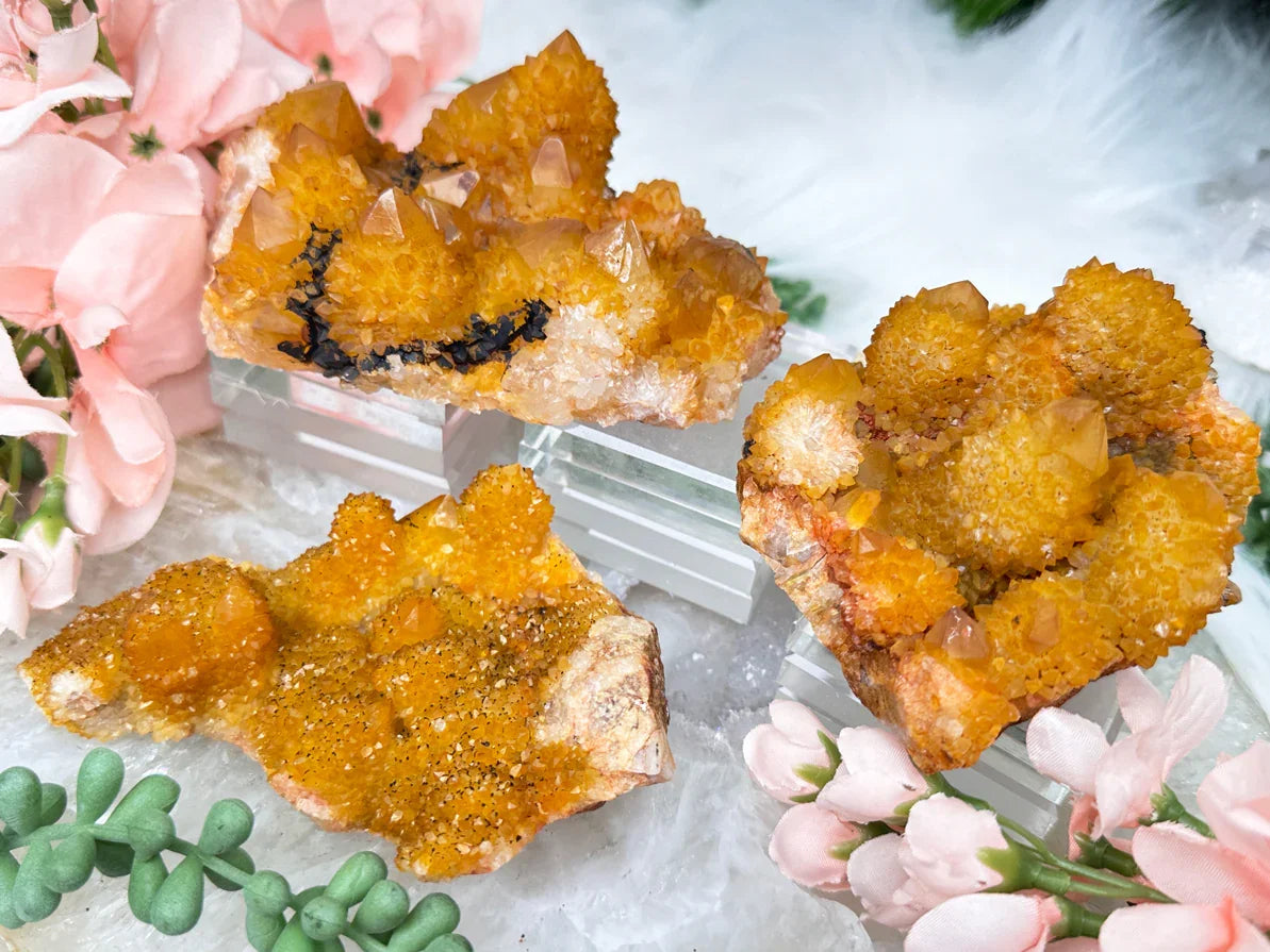 orange-spirit-quartz-clusters