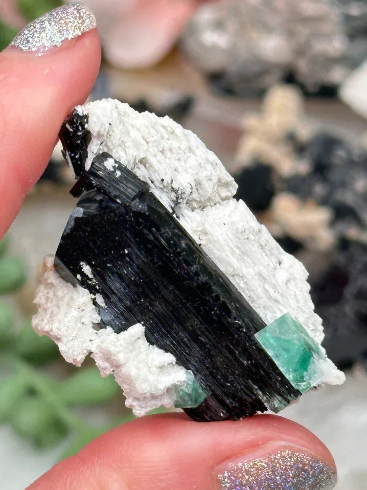 Black Tourmaline Microline