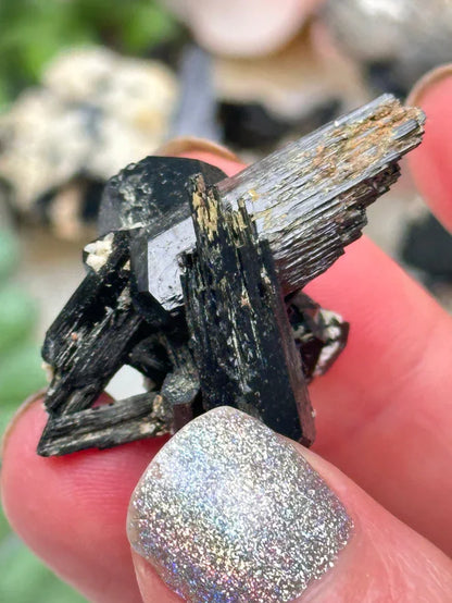 Black Tourmaline Microline