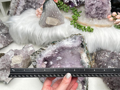 Large Amethyst Calcites