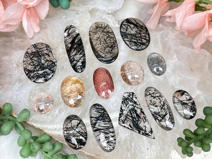 garden-quartz-black-tourmaline-quartz-cabochons