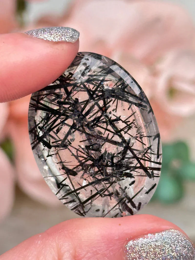 garden-quartz-and-tourmalinated-quartz-cabochons