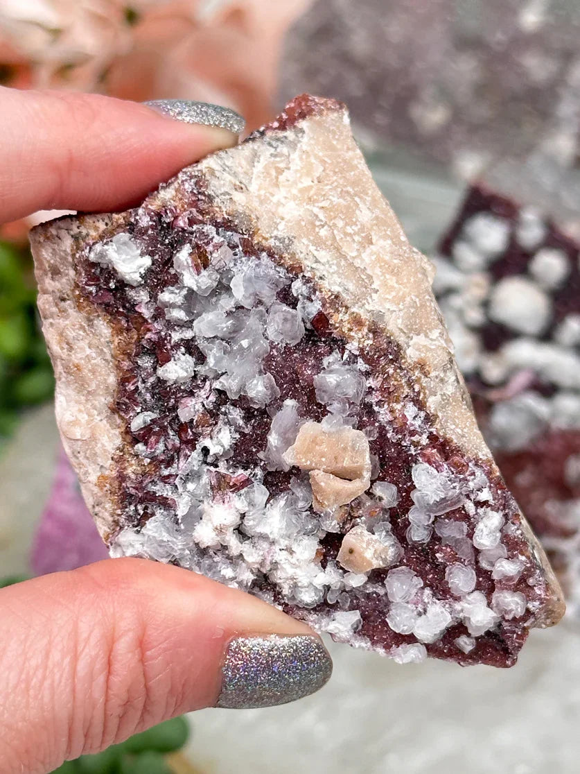 Pink Cobalto Calcite Clusters