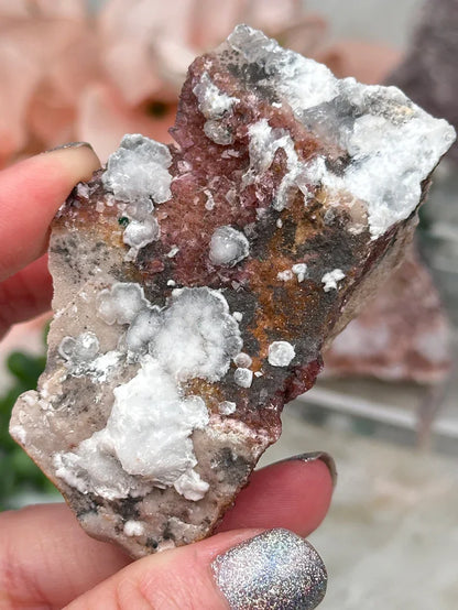 Pink Cobalto Calcite Clusters