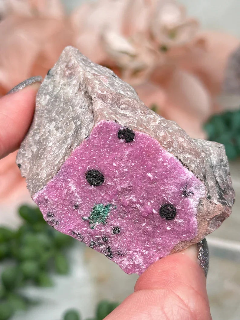 Pink Cobalto Calcite Clusters
